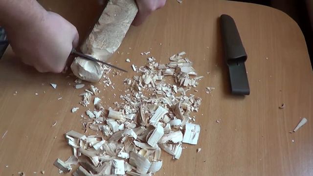 Mora Companion HeavyDuty MG. Тест на деревяшке смотреть онлайн