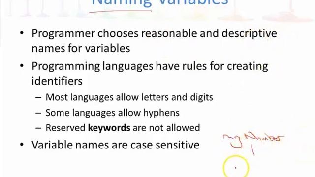 2_1 Declaring and using variables and constants смотреть онлайн
