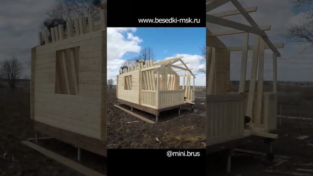 Про сборку в грязь домика из мини-бруса смотреть онлайн