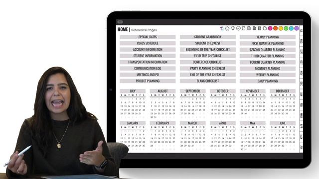Digital Teacher Planner Tutorial | PDF Tablet Version смотреть онлайн