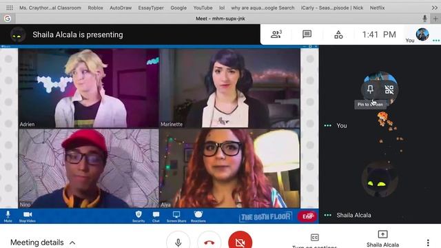 Luka and plagg react to a miraculous zoom call смотреть онлайн