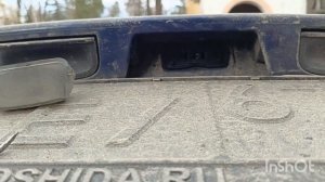 Замена лампы подсветки номерного знака Citroen