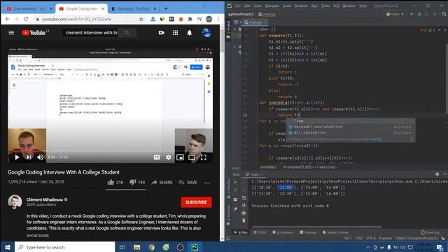 Solving Clement's Algoexpert problem that Tech with Tim failed to solve ! смотреть онлайн