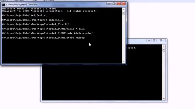 How to run parameterized rmi program in same system смотреть онлайн