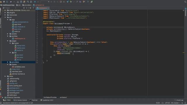 SQLite kurulumu ve tablonun oluşturulması - İonic 3 İonic Dersleri смотреть онлайн