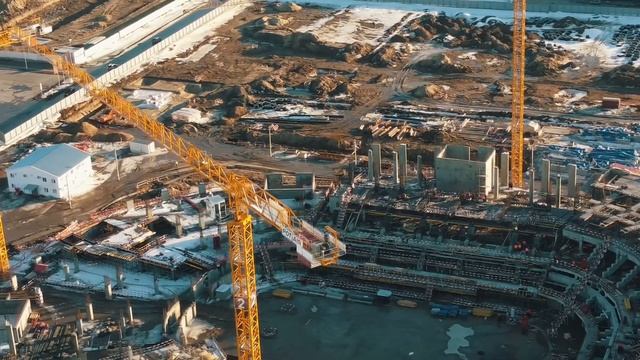 Строится новая Арена Омск! A new Arena Omsk is under construction! Занимайте места✊?. смотреть онлайн