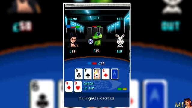 [Java Mobile] Lara Croft's Poker Party: Novice party | Gameplay #1 смотреть онлайн