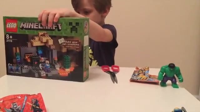 Lego Minecraft 21119 Подземелье обзор и сборка.Lego Minecraft Dungeon 21119 смотреть онлайн