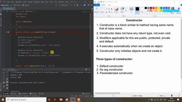 Constructor in java | What is constructor in OOP | Types of Constructor | Use of Constructor смотреть онлайн