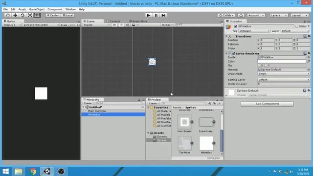 1. How to make a Block breaker game - Basic setting & Layout - Unity Tutorial смотреть онлайн