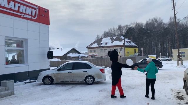 Открытие магазина Магнит в с. Юрла, Пермский край смотреть онлайн