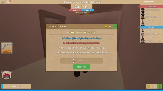 [CODES] WILD REVOLVERS: ROBLOX смотреть онлайн