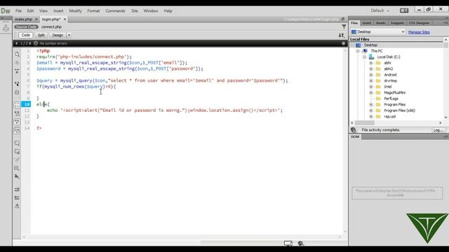 MLM(Multi Level Marketing) website using php part 6- Login to system смотреть онлайн
