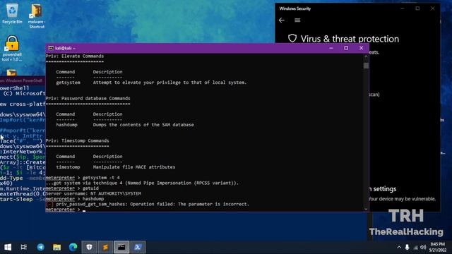 Meterpreter Fud PowerShell смотреть онлайн