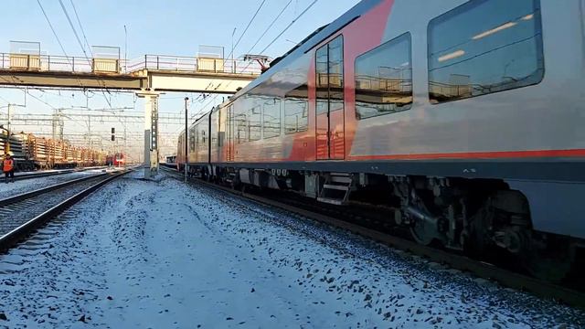 ЭС1-028 в «Кусково» сообщением «Нижний Новгород» — «Москва-Курская» смотреть онлайн