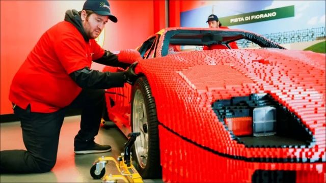 1st Ever Life-Size LEGO Ferrari F40 Has Arrived and Its A Dream Come True смотреть онлайн