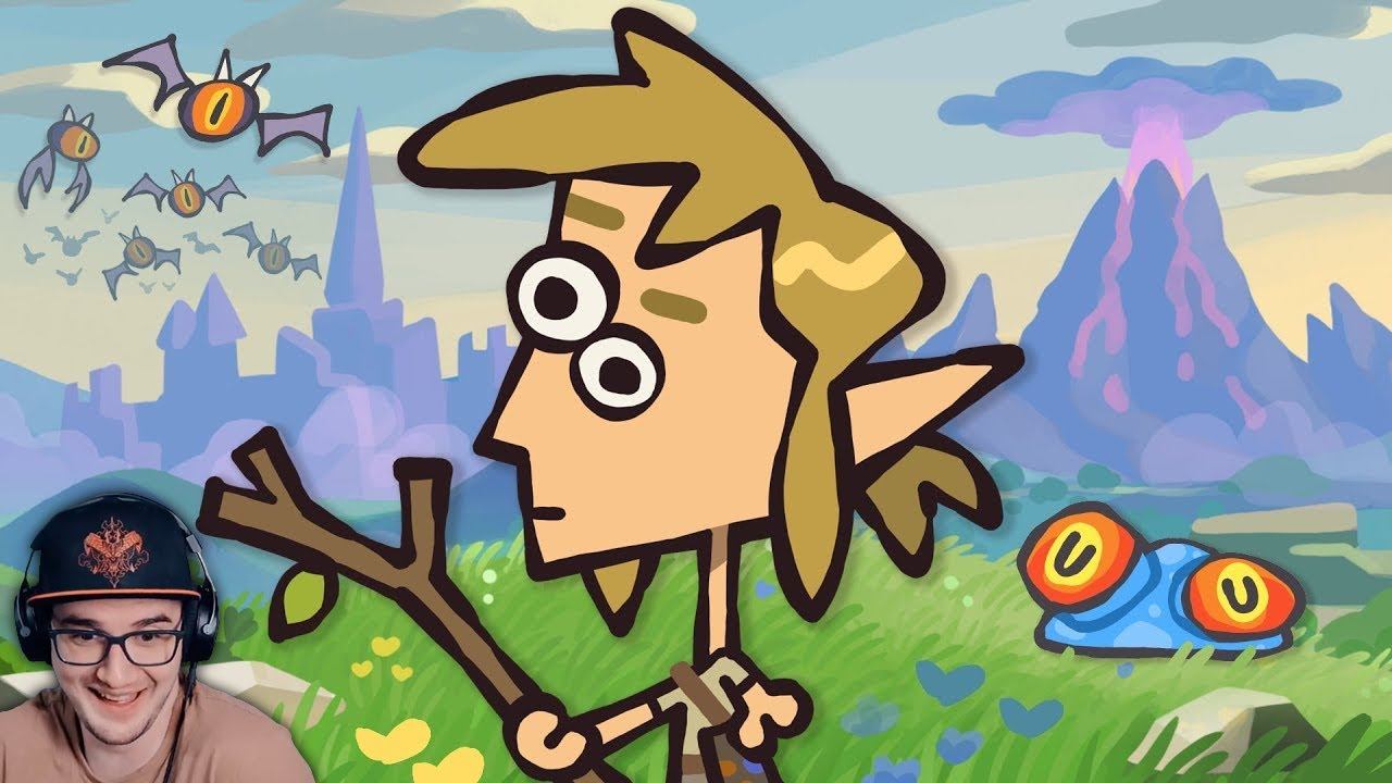 ЗЕЛЬДА ► НАСТОЯЩАЯ ВЕРСИЯ - The Ultimate “Legend of Zelda: Breath of the Wild” Cartoon | Реакция смотреть онлайн