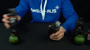 Использование ручных гранат в страйкболе.