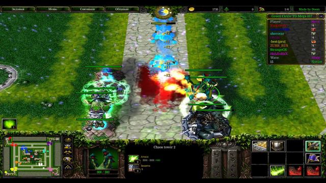 Warcraft 3. Карты. Green TD - Дошел до 29 волны. смотреть онлайн