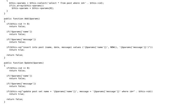 Code Review: Classes for the blog (PHP) смотреть онлайн