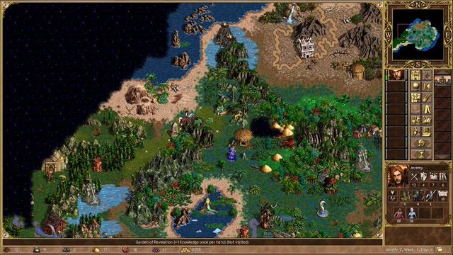 Heroes 3 Horn of the abyss HOTA Under the Jolly Roger level 2 Master of the island impossible смотреть онлайн
