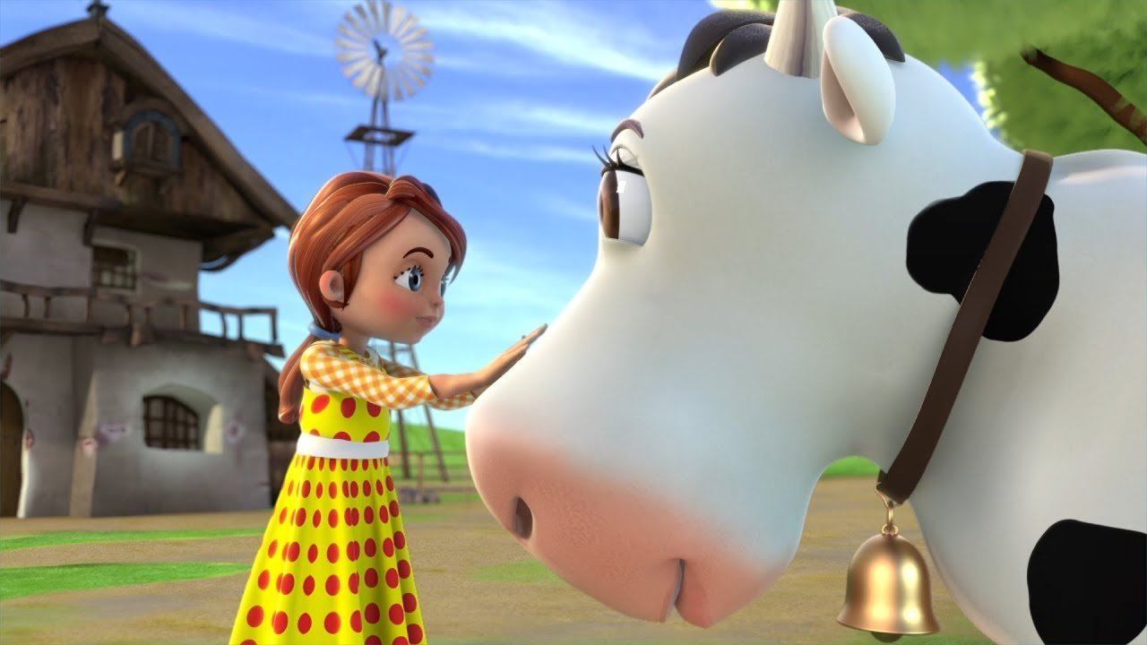 Детские Песни - Уж Как Я Мою Коровушку Люблю - Потешки для Детей смотреть онлайн