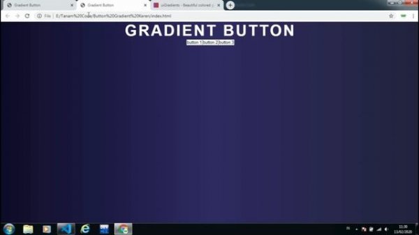 BUTTON GRADIENT (HTML + CSS) Background from uigradients.com