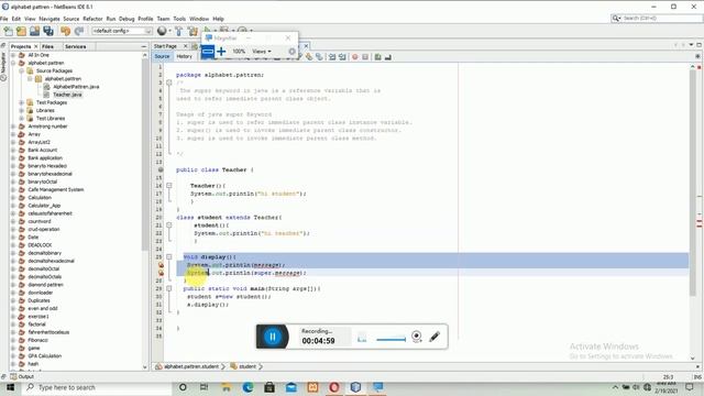 how to use super keyword in java(in amharic) смотреть онлайн