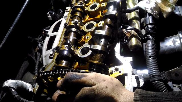 Авторемонт-Регулировка клапанов на двигатели 1zz-fe (Toyota Allion) Часть 2 смотреть онлайн