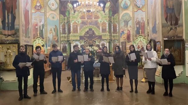 Хор Свято-Троицкого храма. М. Азовских «На реках Вавилонских» смотреть онлайн