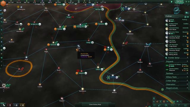 Stellaris - Hive mind Random Four player multiplayer game Part 3 смотреть онлайн
