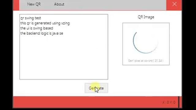 JavaSwing QRCode Generator смотреть онлайн