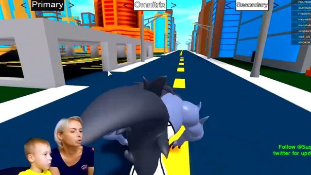 Ben10 в Roblox! Супергерои Из Мультика Бен 10! Омнитрикс смотреть онлайн