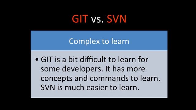 What are the main differences between GIT and SVN? смотреть онлайн