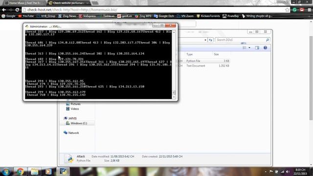 Test code ddos Python смотреть онлайн