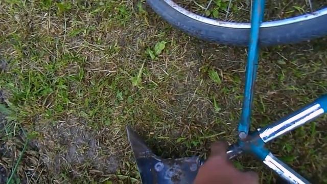 Самодельный окучиватель из велосипеда. смотреть онлайн