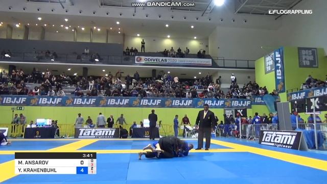 MAGOMED ANSAROV Vs YANNICK KRAHENBUHL 2019 European Jiu Jitsu IBJJF Championship
