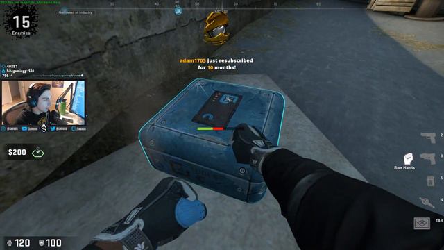 SHROUD PLAYS DANGER ZONE CS:GO BATTLE ROYALE FOR THE FIRST TIME (ft. Skadoodle, n0thing) смотреть онлайн