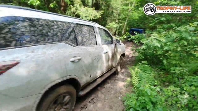 Новоистринские Просеки 2 - ПРОСЕКА ХАРД для внедорожников - бездорожье 4х4 покатушка Трофи-лайф 202