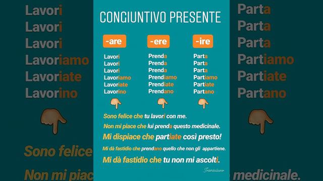 CONGIUNTIVO PRESENTE смотреть онлайн