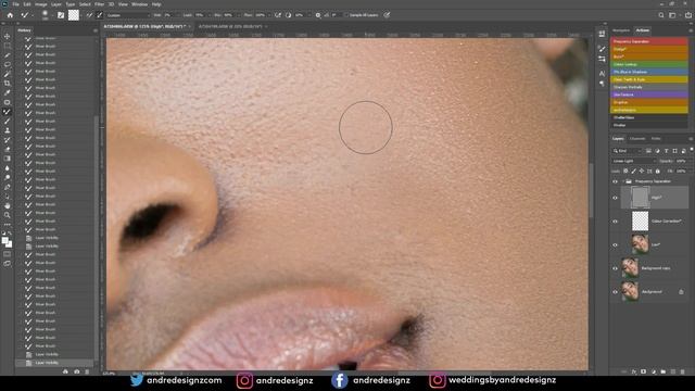 Photoshop Tutorial - Basic Frequency Separation Using the Mixer Brush смотреть онлайн