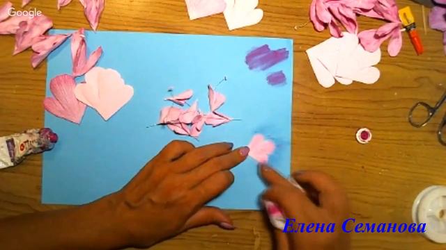 ч  3  Как сделать скабиозу из фоамирана на бокале своими руками  Мастер класс Елены Семановой DIY