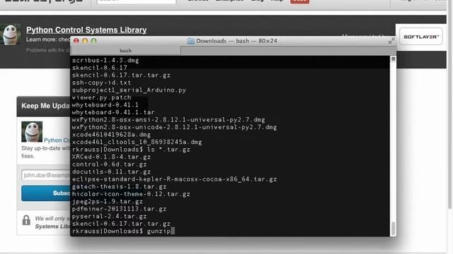 Installing a Python module from a gzipped tarball (*.tar.gz) for OSX or Linux смотреть онлайн