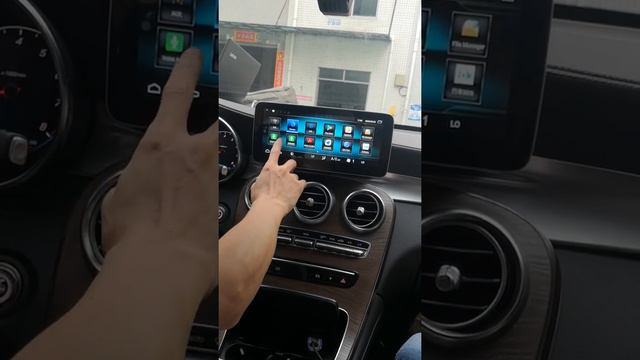 Hualingan Intelligent Android video interface for Meredes-Bnez GLC 10.25inch NTG6.0 смотреть онлайн