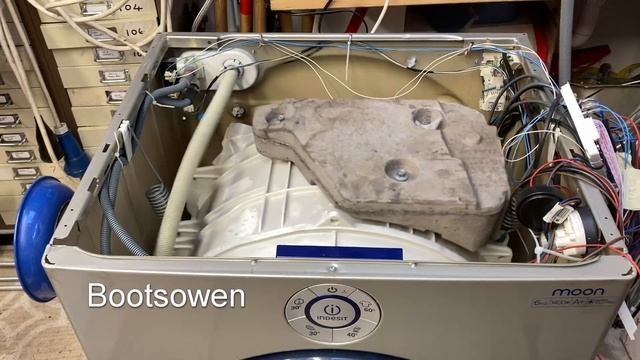 Glitchy spin on the Indesit Moon washing machine with a SXY3388 universal controller смотреть онлайн