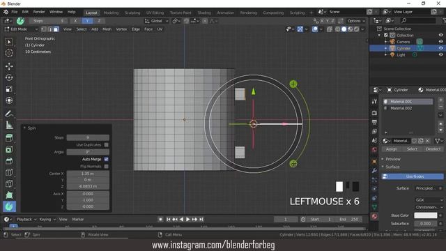 BLENDER dasturida Chashka qahfasini qanday modellash mumkun. смотреть онлайн