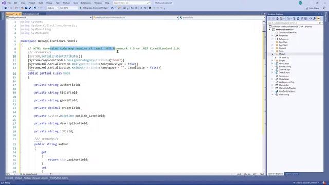 Visual Studio: How to Create a C# Class From XML смотреть онлайн