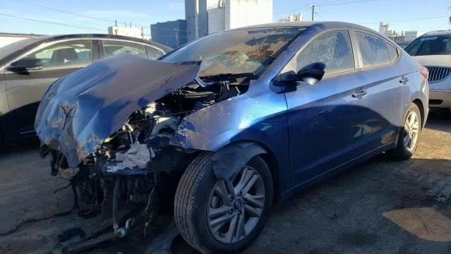 HYUNDAI ELANTRA 2019 VIN 5NPD84LFXKH446227 sold for 800$ смотреть онлайн