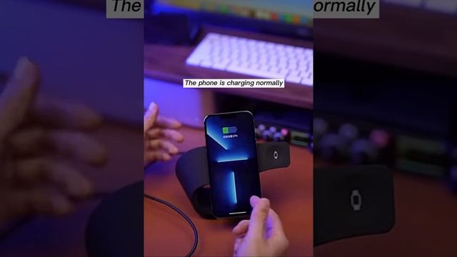 3 in 1 Qi Wireless Charger Stand For iPhone 14 13 12 11 смотреть онлайн