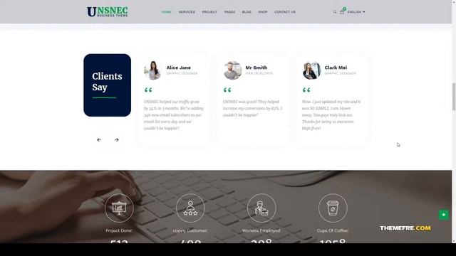 Unsnec - Multipurpose Business WordPress Theme company 14 Koharu смотреть онлайн